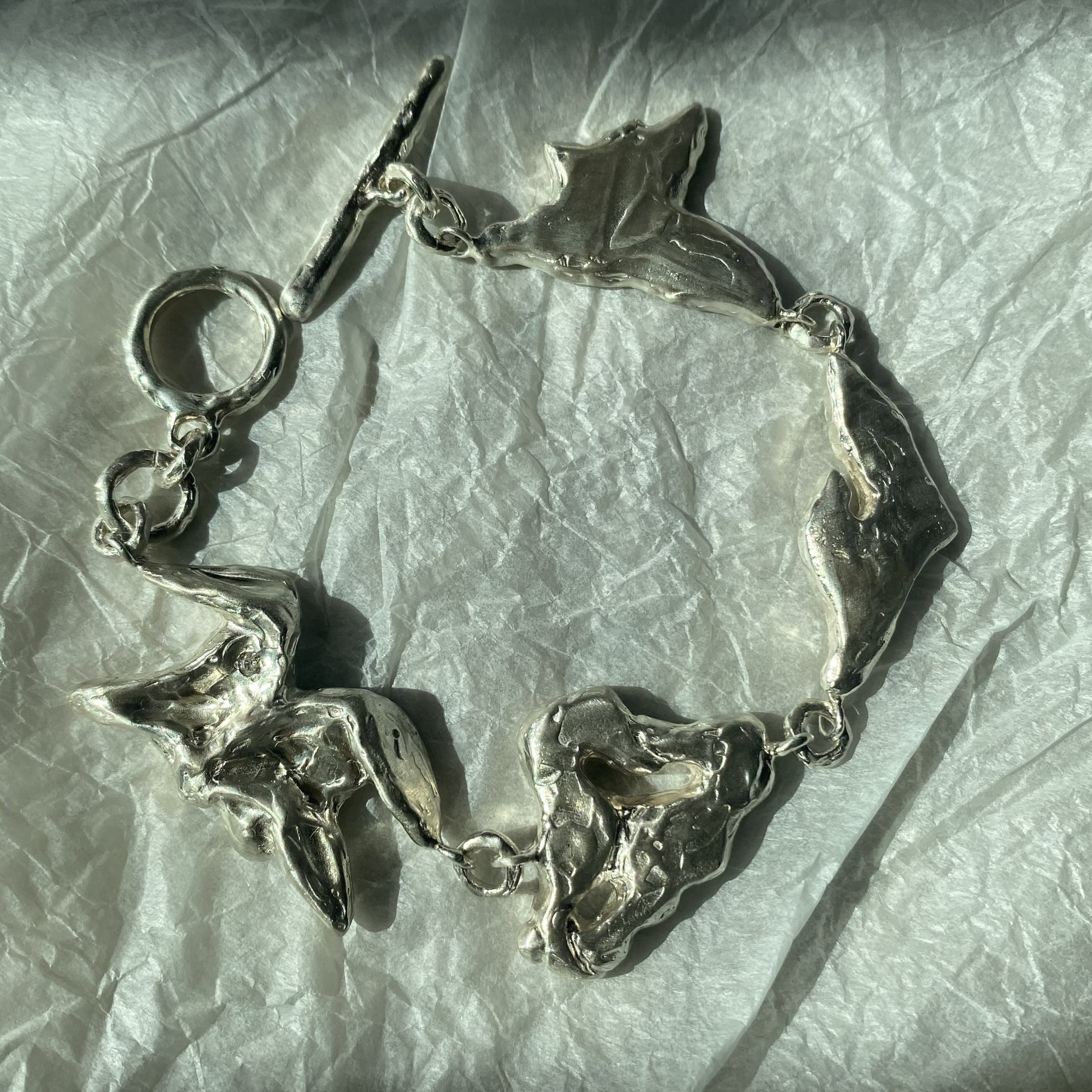 seashells and sea horses bracelet